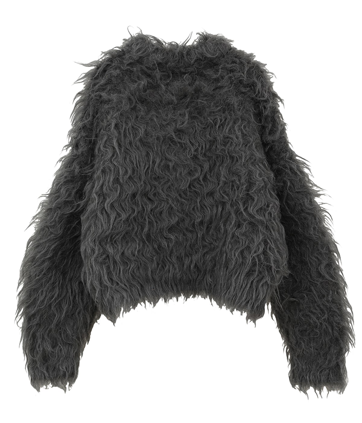 カーディガン CLANE SHAGGY SHORT KNIT CARDIGAN レディース CLANE - シャギ― ショートカーディガン - SHAGGY SHORT KNIT