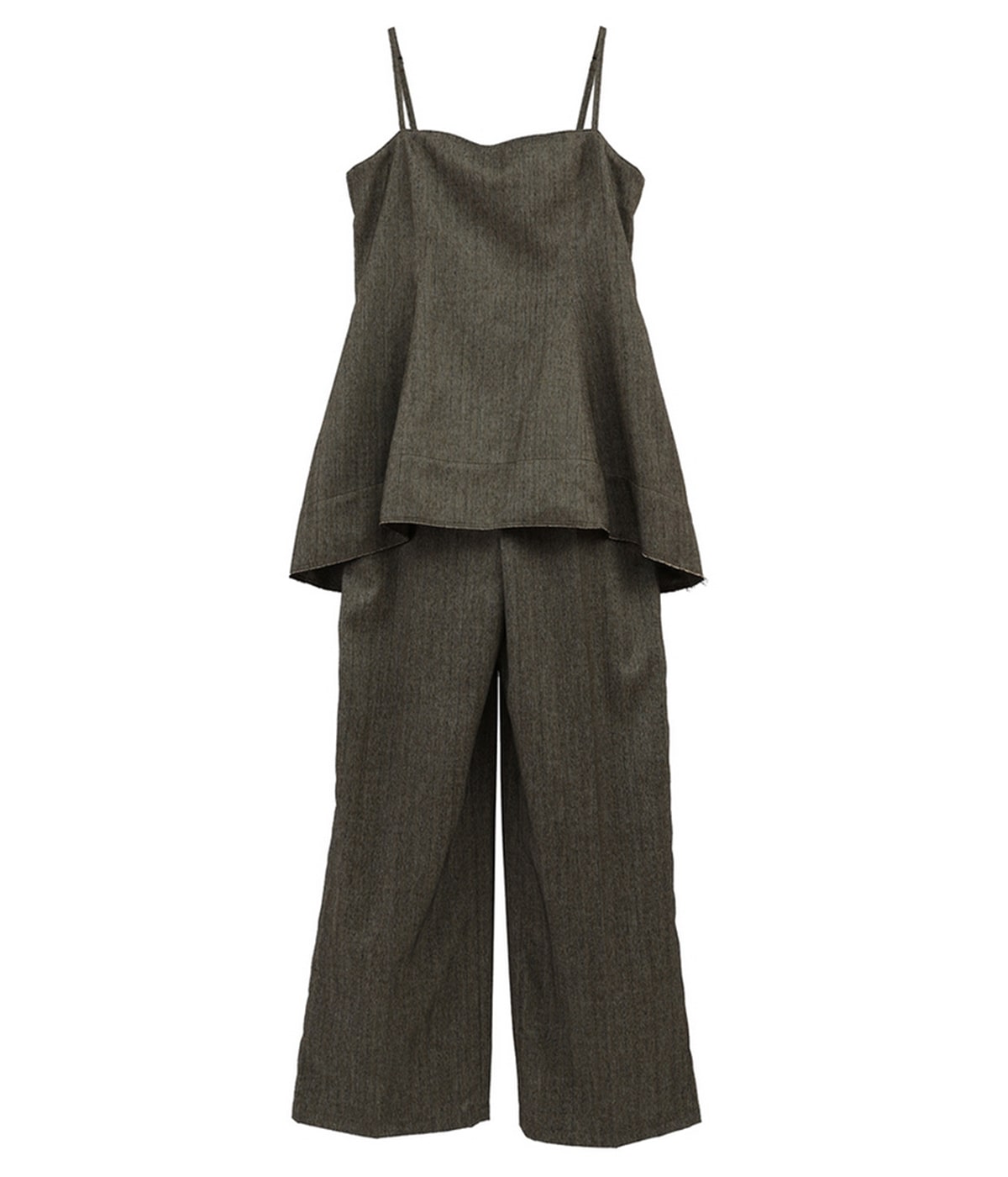 サロペット・オーバーオール・オールインワン CLANE PEPLUM BUSTIER ALL IN ONE セール】CLANE PEPLUM BUSTIER ALL IN ONE（サロペット