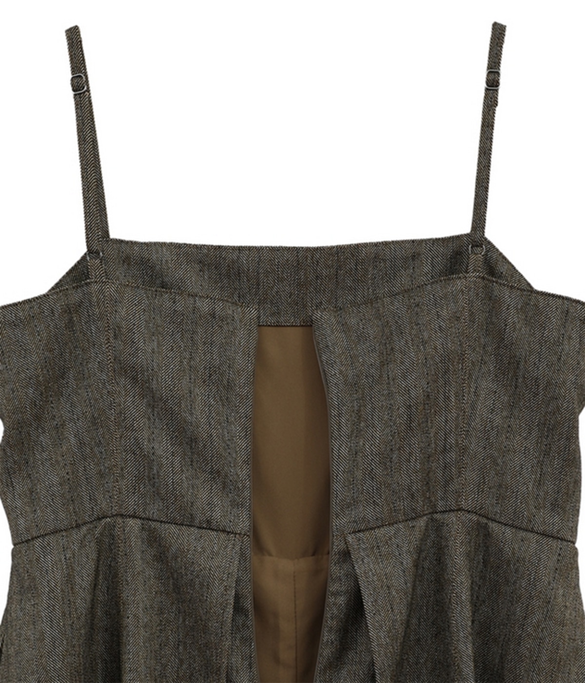 レディース】PEPLUM BUSTIER ALL IN ONE | CLANE(クラネ