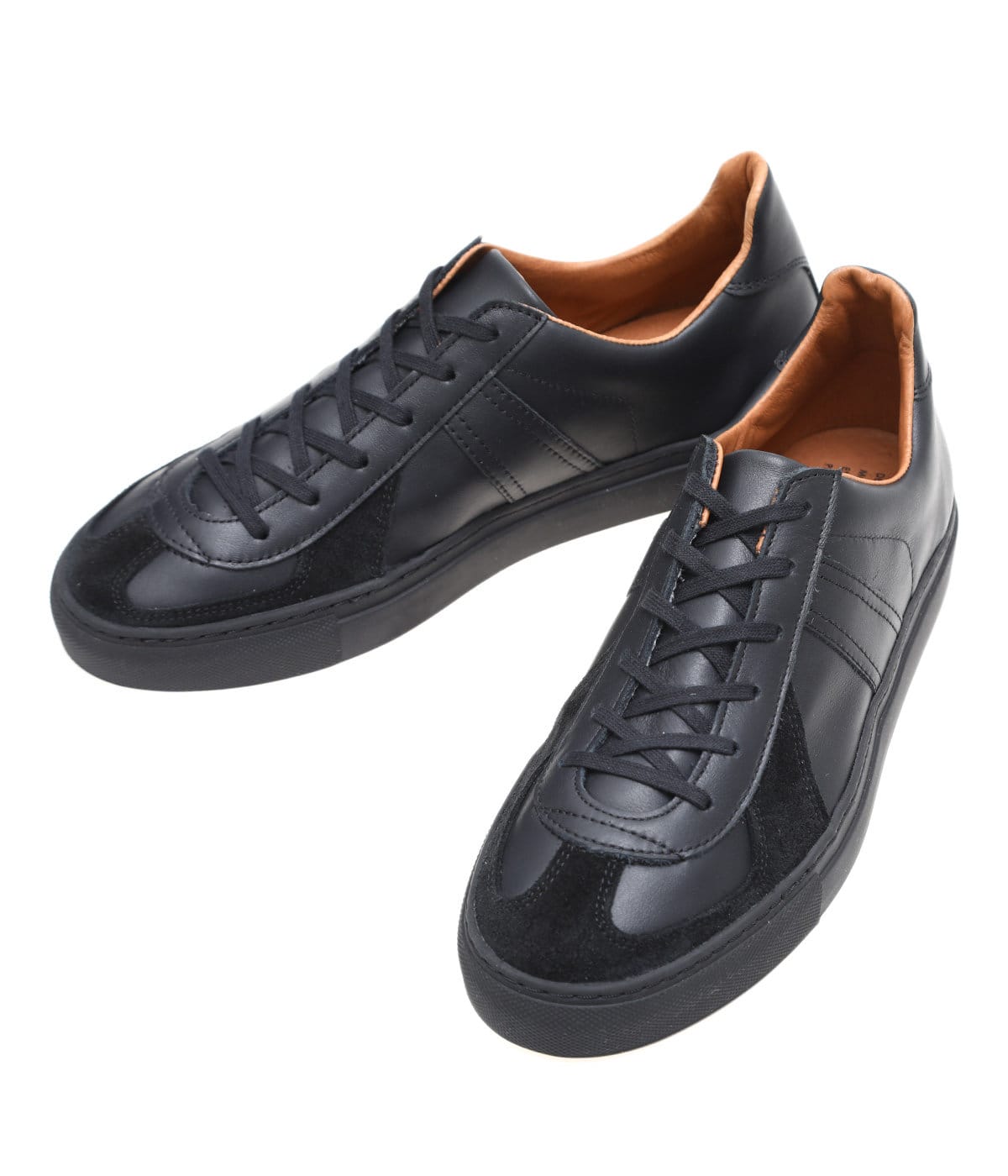 A0625S 新品 REPRODUCTION OF FOUND：44 ブラック GERMAN MILITARY TRAINER | REPRODUCTION OF FOUND(リ