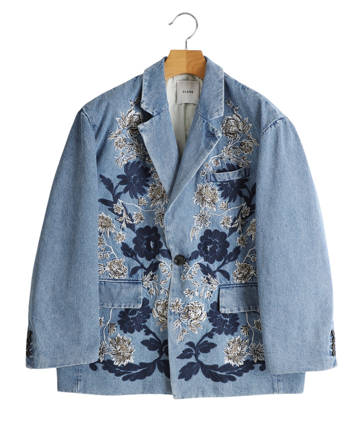 ジャケット・アウター CLANE /FLOWER EMBROIDERY TAILORED JACKET レディース】FLOWER EMBROIDERY TAILORED JACKET | CLANE(クラネ