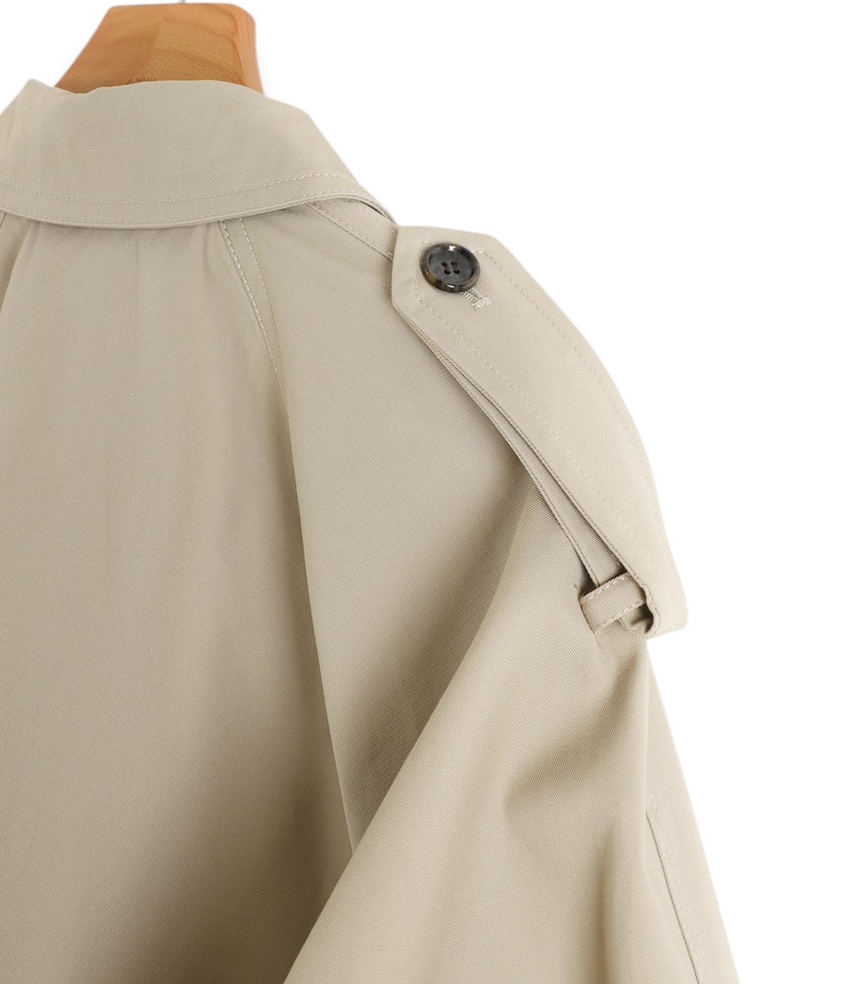 新品未使用 CLANE OVER SHORT TRENCH COAT 1 CLANE - オーバー ショート トレンチコート ベージュ - OVER