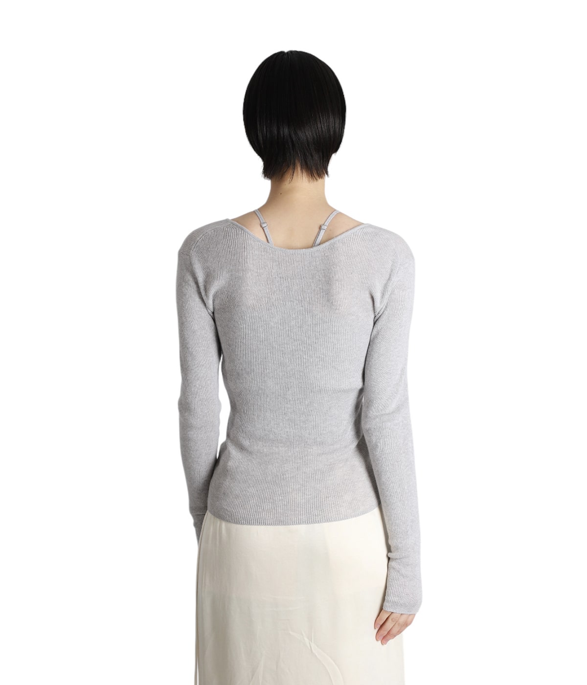 レディース】CAMISOLE SET CACHECOEUR KNIT TOPS | CLANE(クラネ