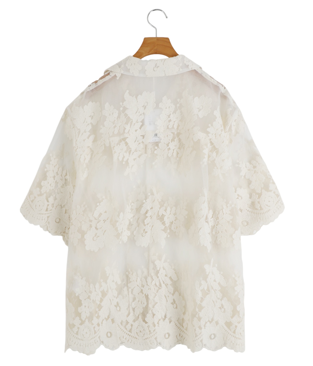 レディース】SHEER FROWER LACE SHIRT | CLANE(クラネ
