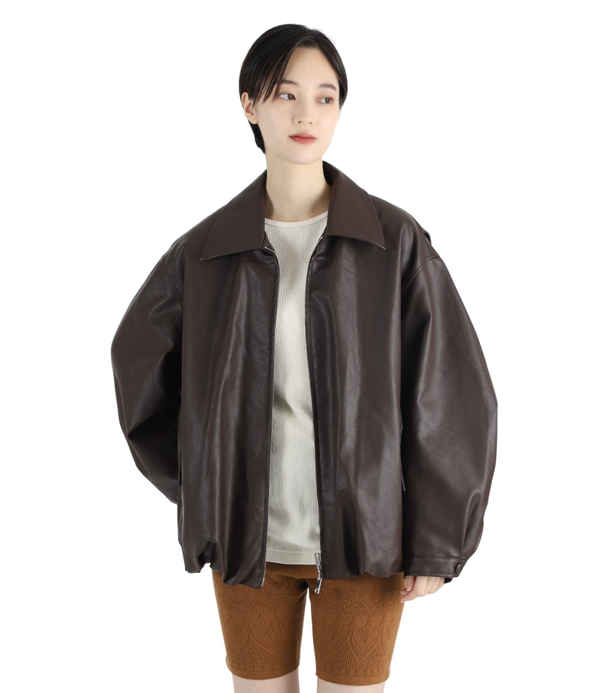 model（166cm） 着用サイズ：1