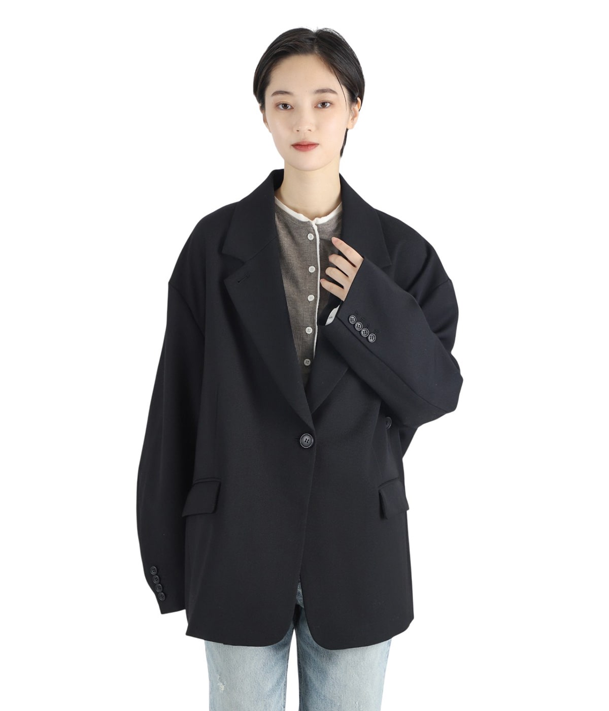 model（166cm） 着用サイズ：1