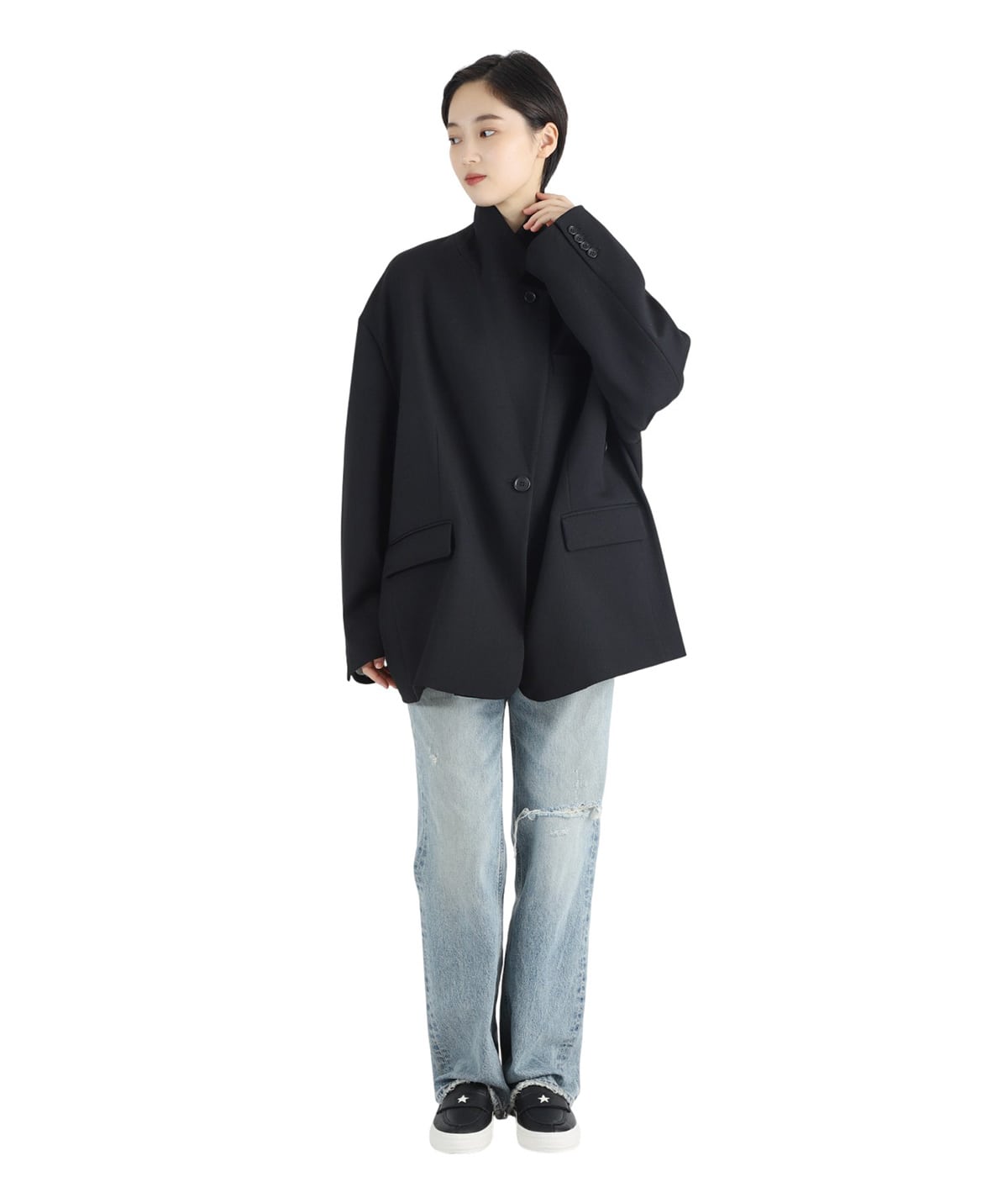 model（166cm） 着用サイズ：1