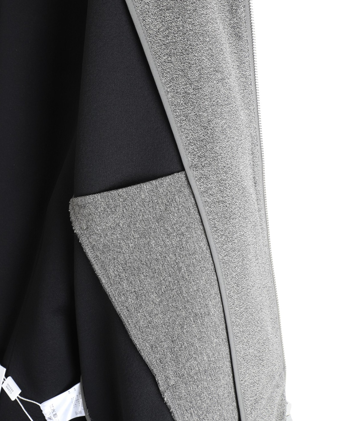 CLANE CONSTRUCTIVE BONDING HOODIE グレー CLANE（クラネ）の「CLANE CONSTRUCTIVE BONDING HOODIE