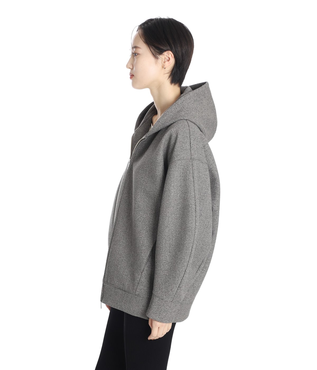 レディース】CONSTRUCTIVE BONDING HOODIE | CLANE(クラネ