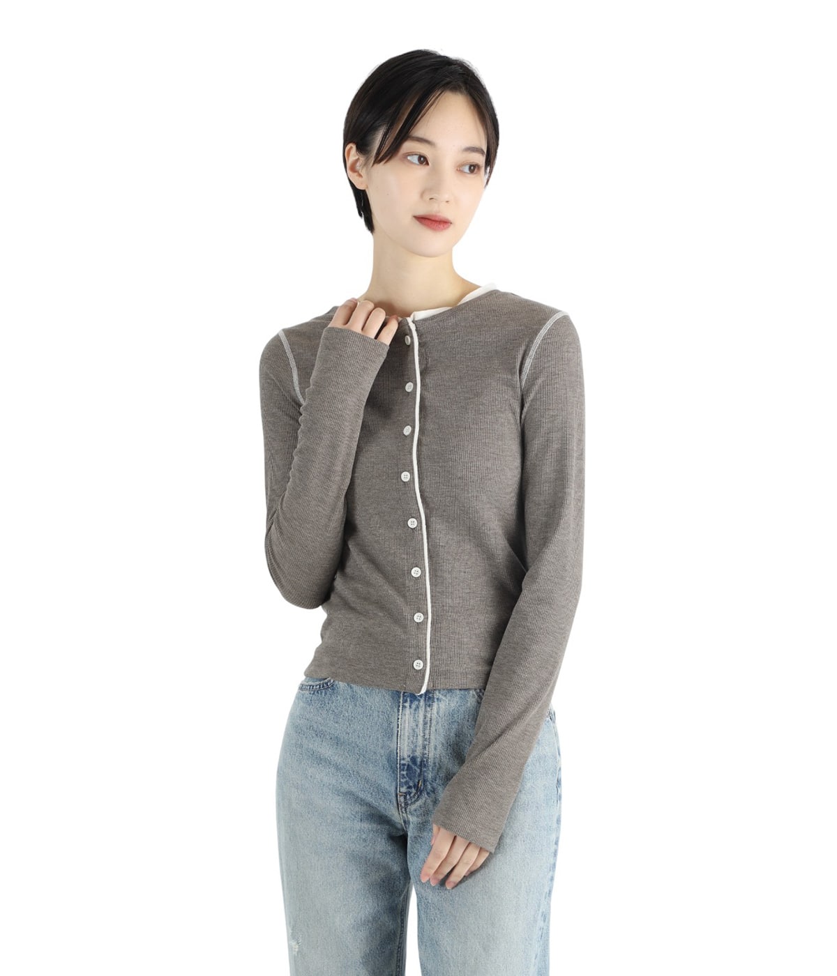 model（166cm） 着用サイズ：1