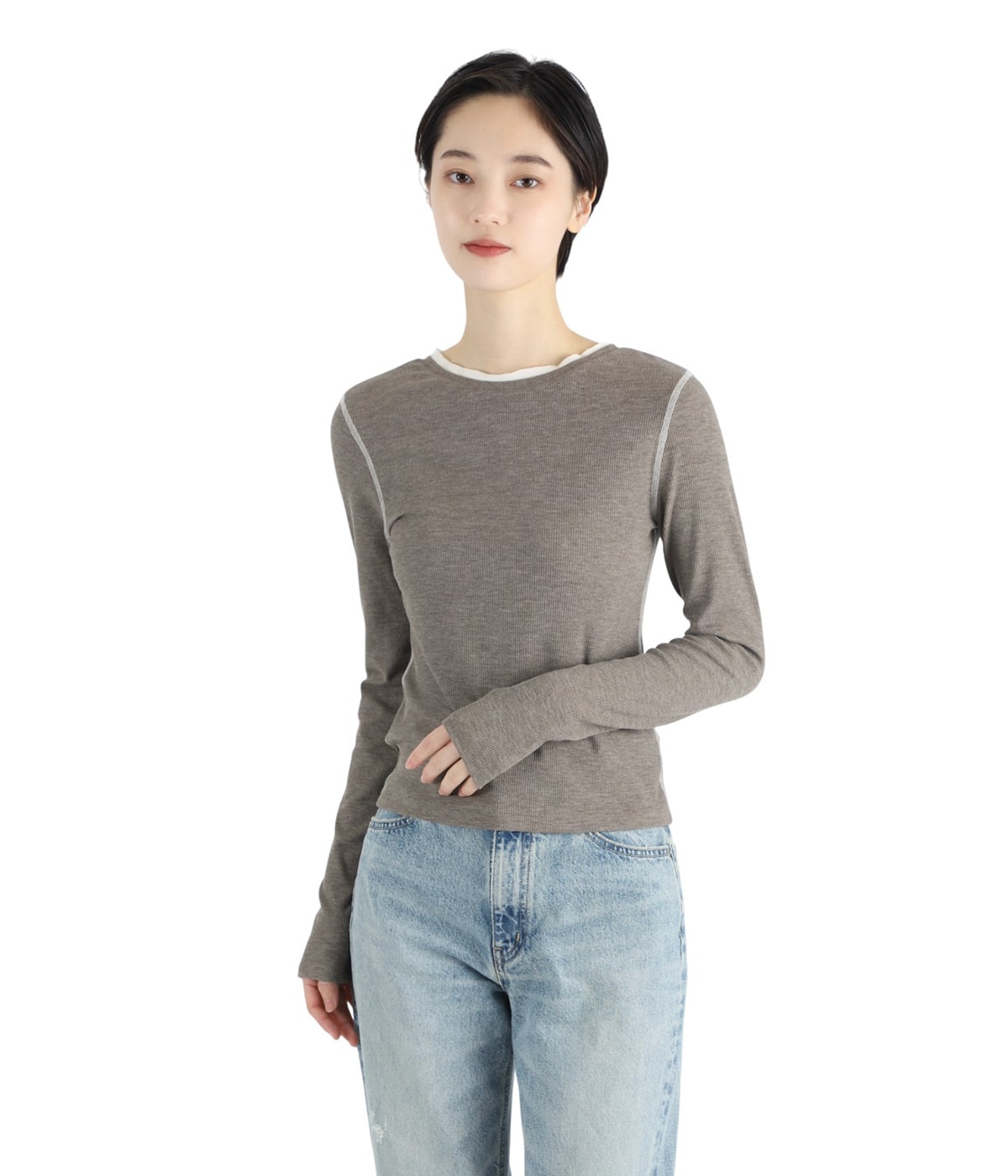 model（166cm） 着用サイズ：1