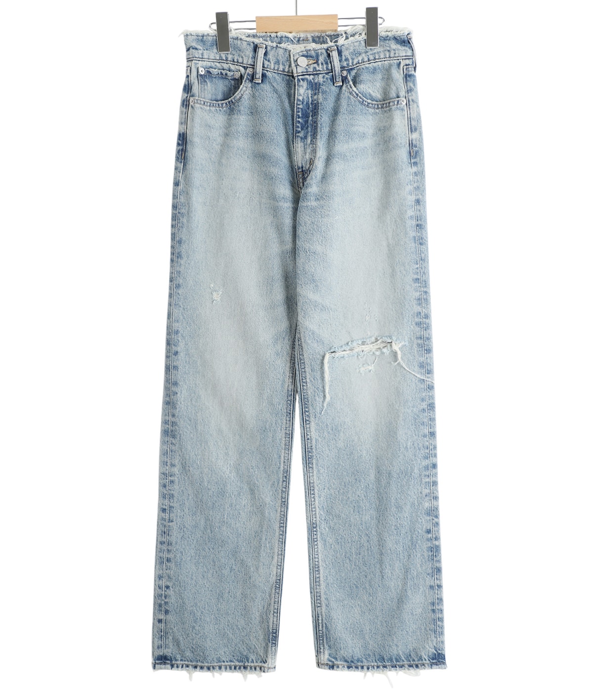 CLANE CRASH DENIM PANTS 0サイズ クラネ CLANE CRASH DENIM PANTS （ICE BLUE） -靴