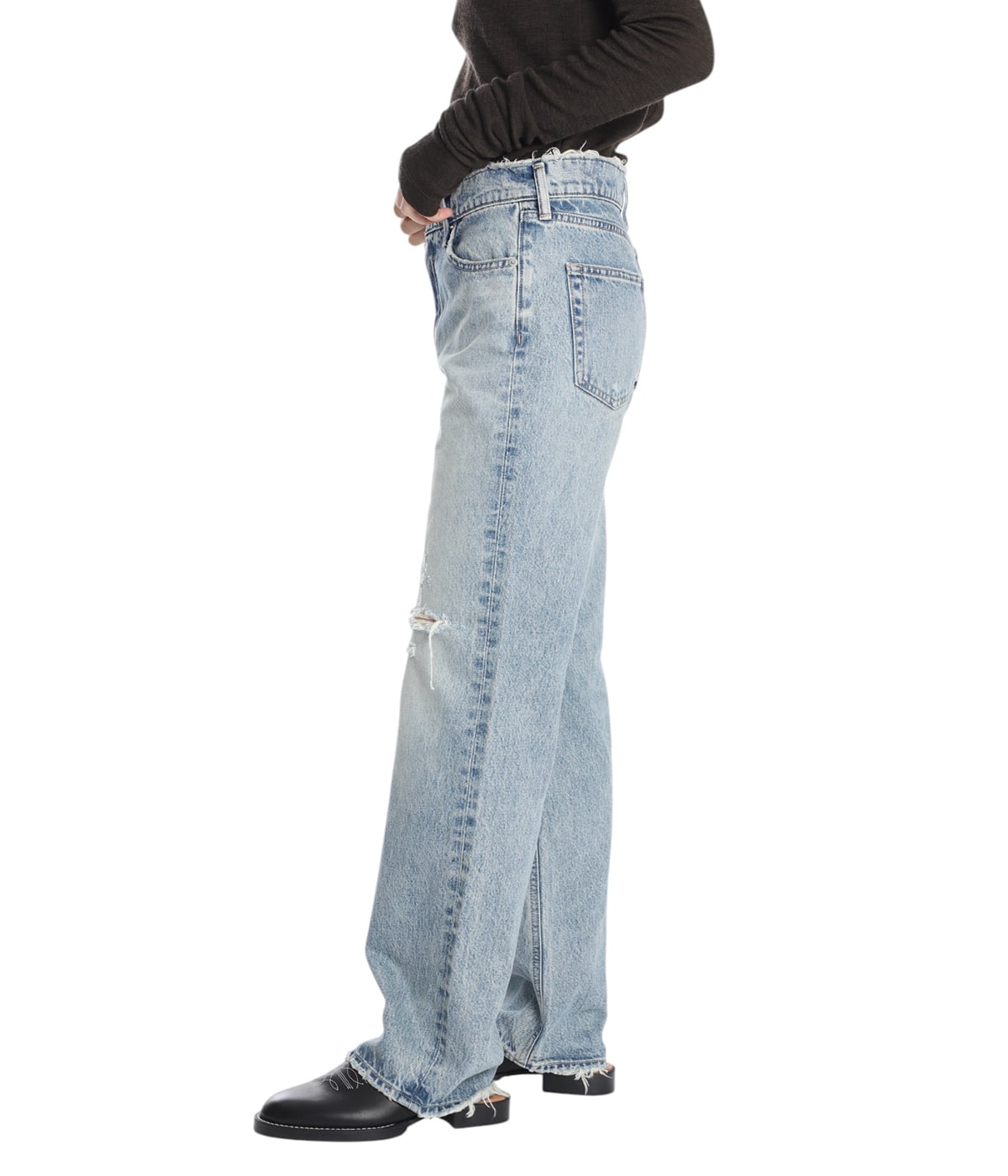 レディース】CRASH DENIM PANTS | CLANE(クラネ) / パンツ