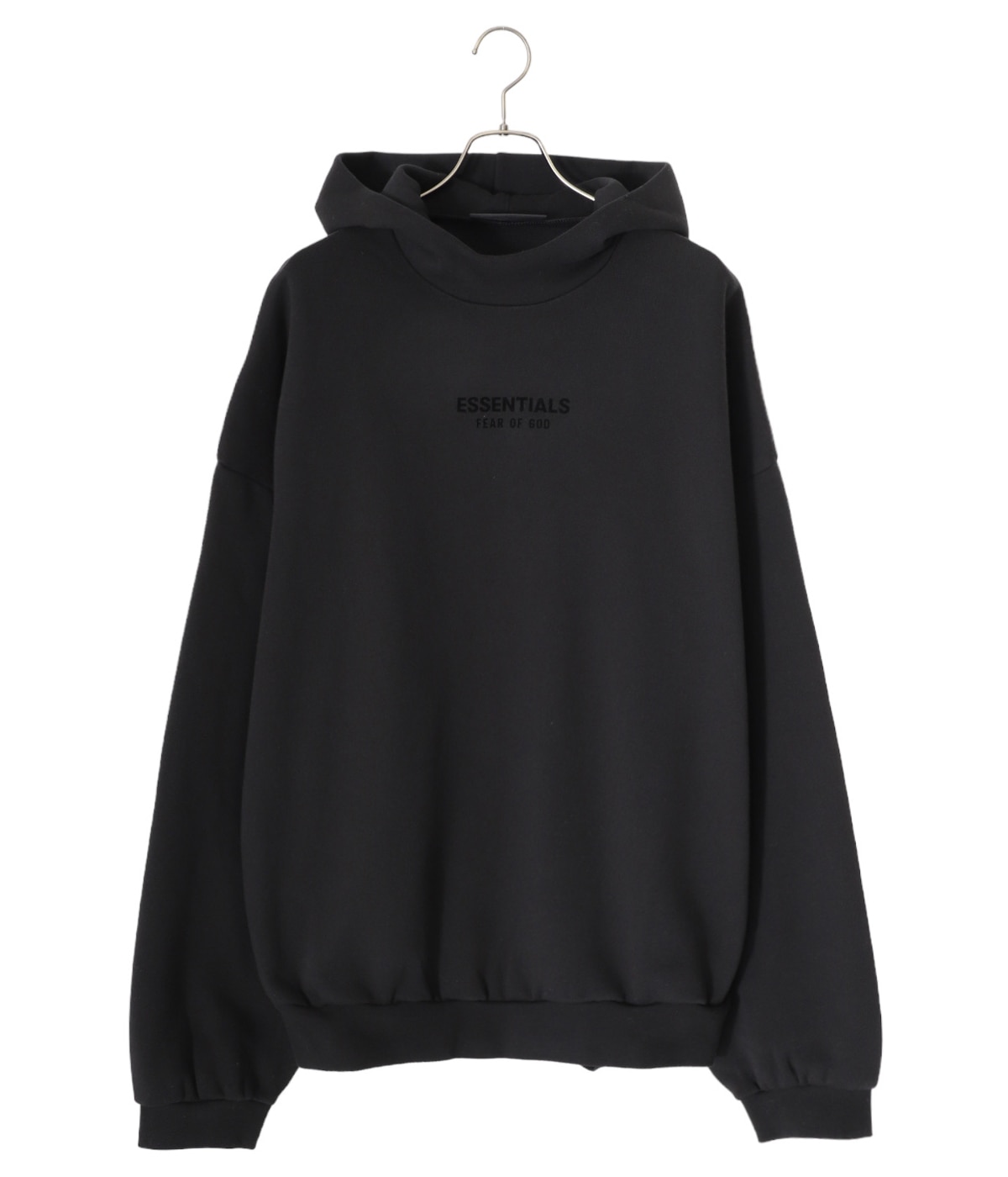 ESSENTIALS FEAR OF GOD ブラック S Essential Hoodie | ESSENTIALS FEAR OF GOD(エッセンシャルズ