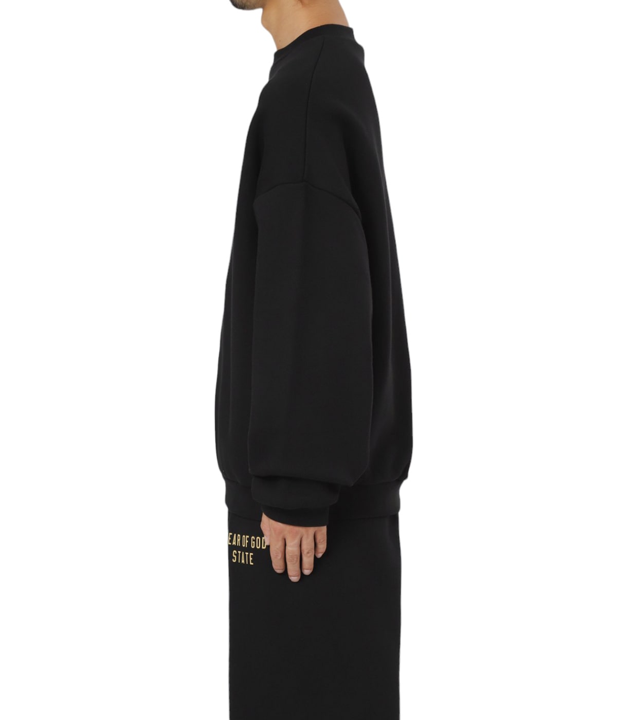 フィアオブゴッド メンズ 長袖Tシャツ 192BT246260F BLACK FLEECE CREWNECK | ESSENTIALS FEAR OF GOD(エッセンシャルズ