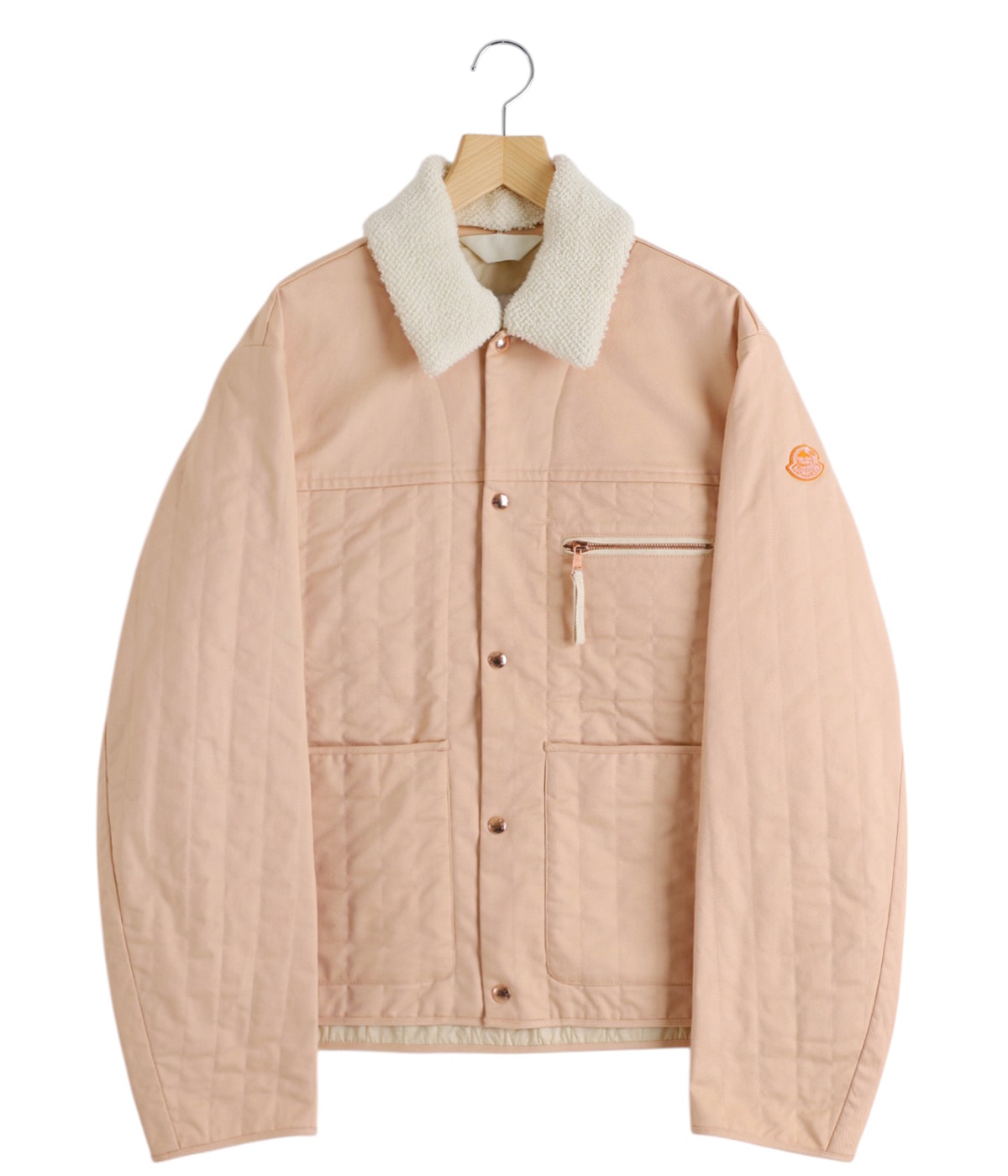 【MONCLER】フローラルキルティングフード付きシャツジャケット KISHUS PADDED SHIRT JACKET | MONCLER X GILGA FARM BY DONALD