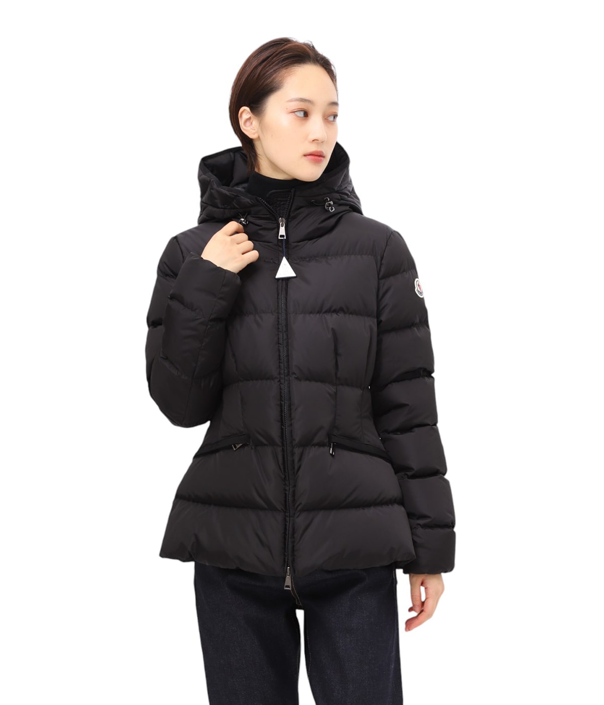 モンクレール　AVOCE フーテッド　ダウンジャケット　ブラック Demi-Luxe BEAMS（デミルクス ビームス）MONCLER / AVOCE ダウン