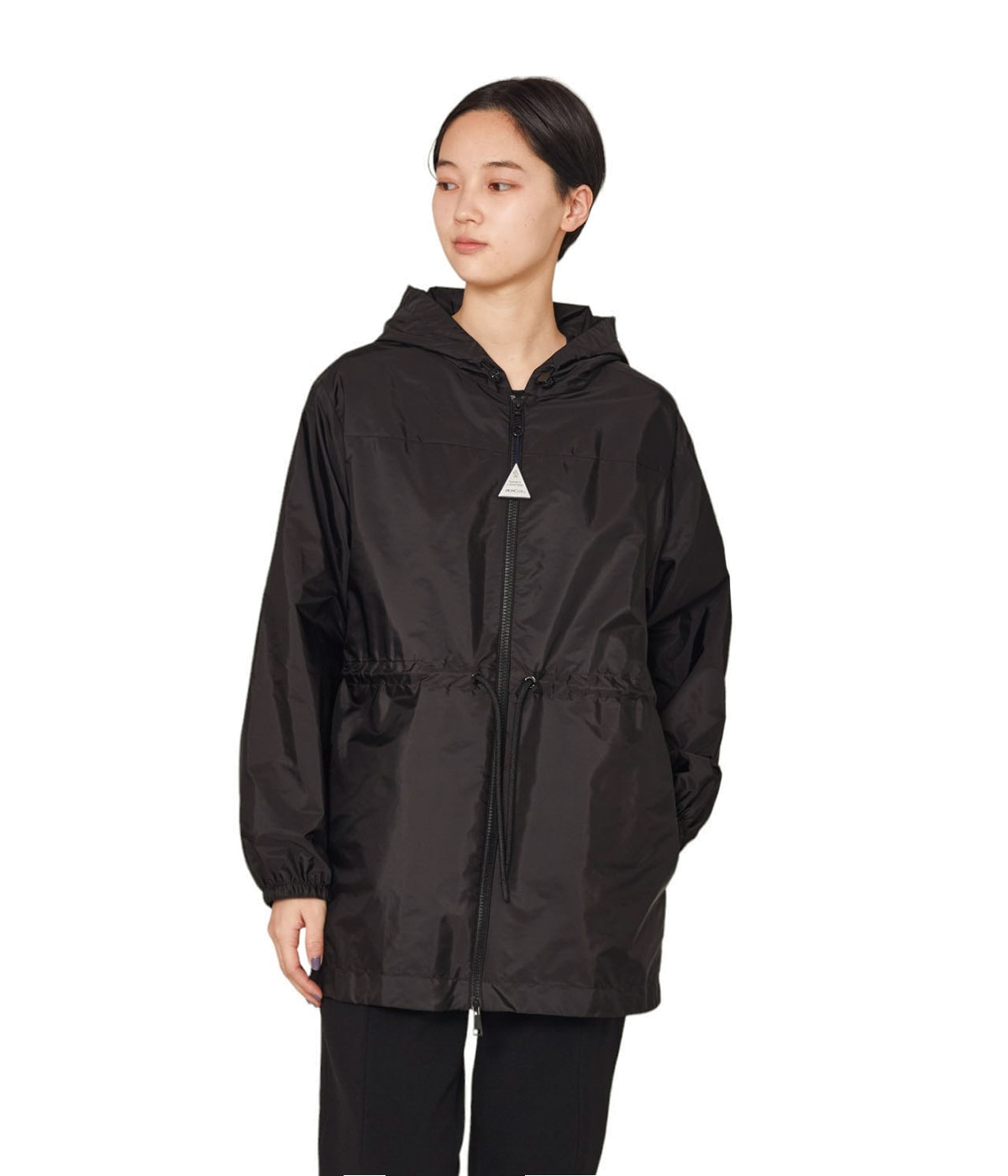 MONCLER　フーディナイロンコート　FILIRA　ブラック MONCLER モンクレール レディース ナイロン コート フリル