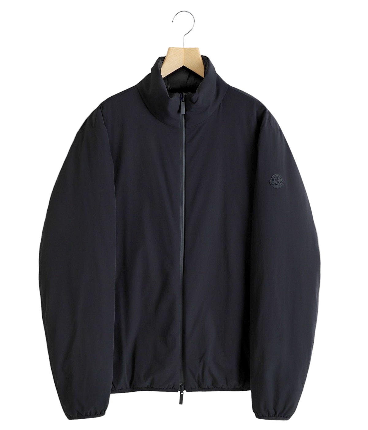 モンクレールストライプネックジャンパーＬ MONCLER (モンクレール) ストライプライン ロゴパッチ