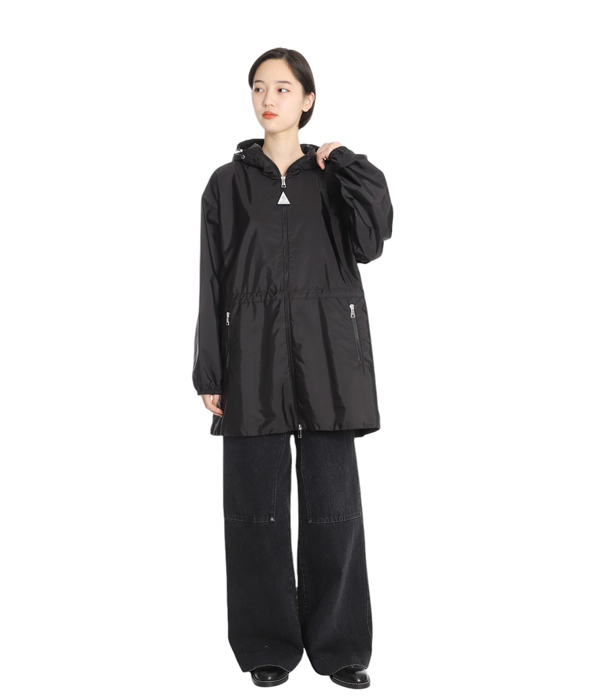 モンクレール　MONCLER ウェテ　WETE ナイロンジャケット ブラック Weteジャケット : ウインドブレーカーとレインコート