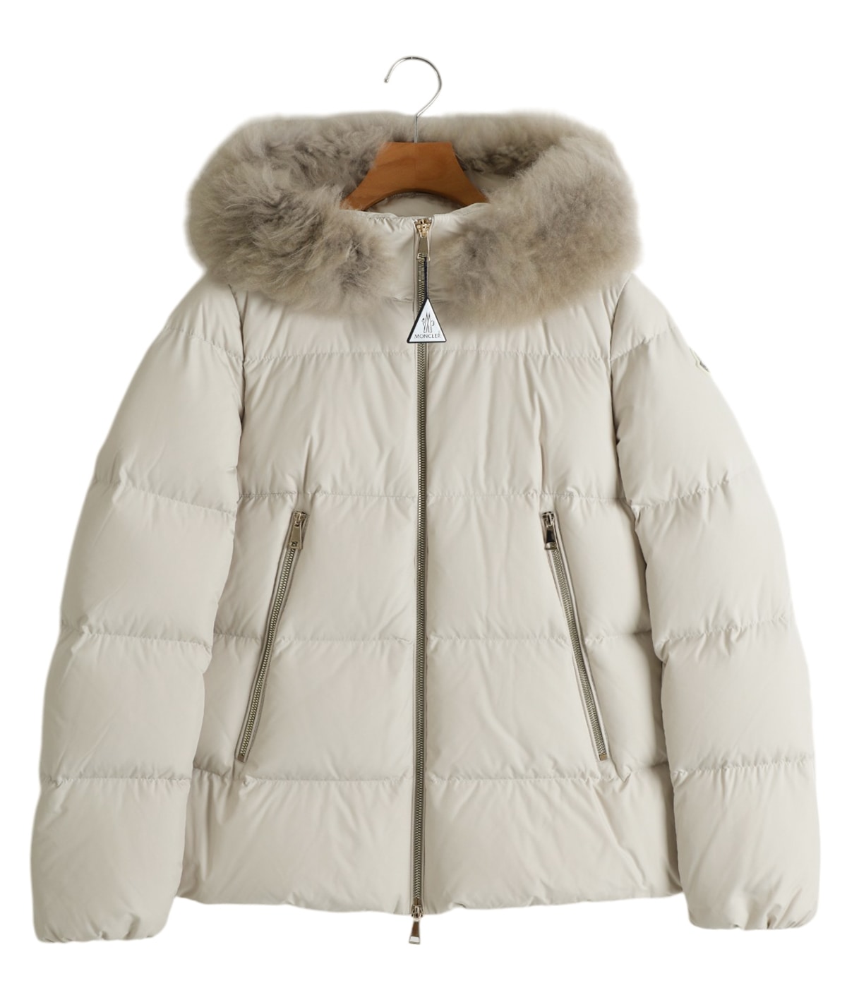モンクレール レ・ライエ ライトダウン ハーフコート (4) 送料無料 MONCLER モンクレール RAIE ライエ ブラック ナイロン ダウン