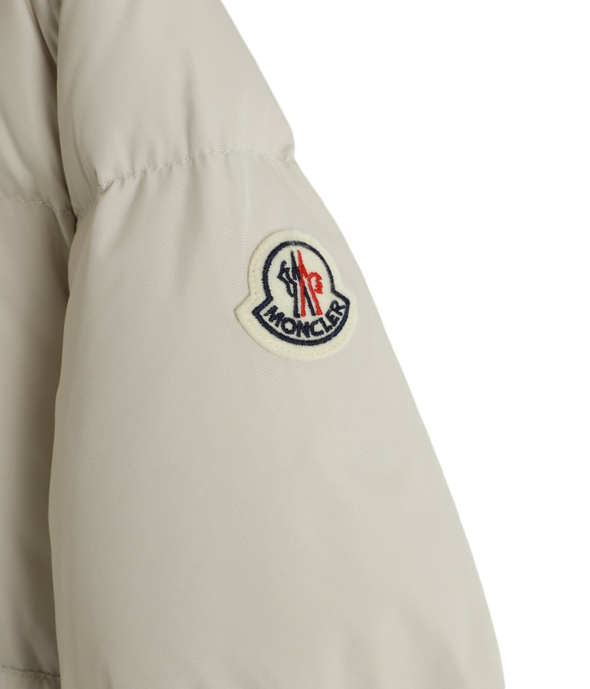 【希少】MONCLER リブ編み ウール パファージャケット ベージュ レディース】LAICHEFUR SHORT PARKA -ライチファー- | MONCLER