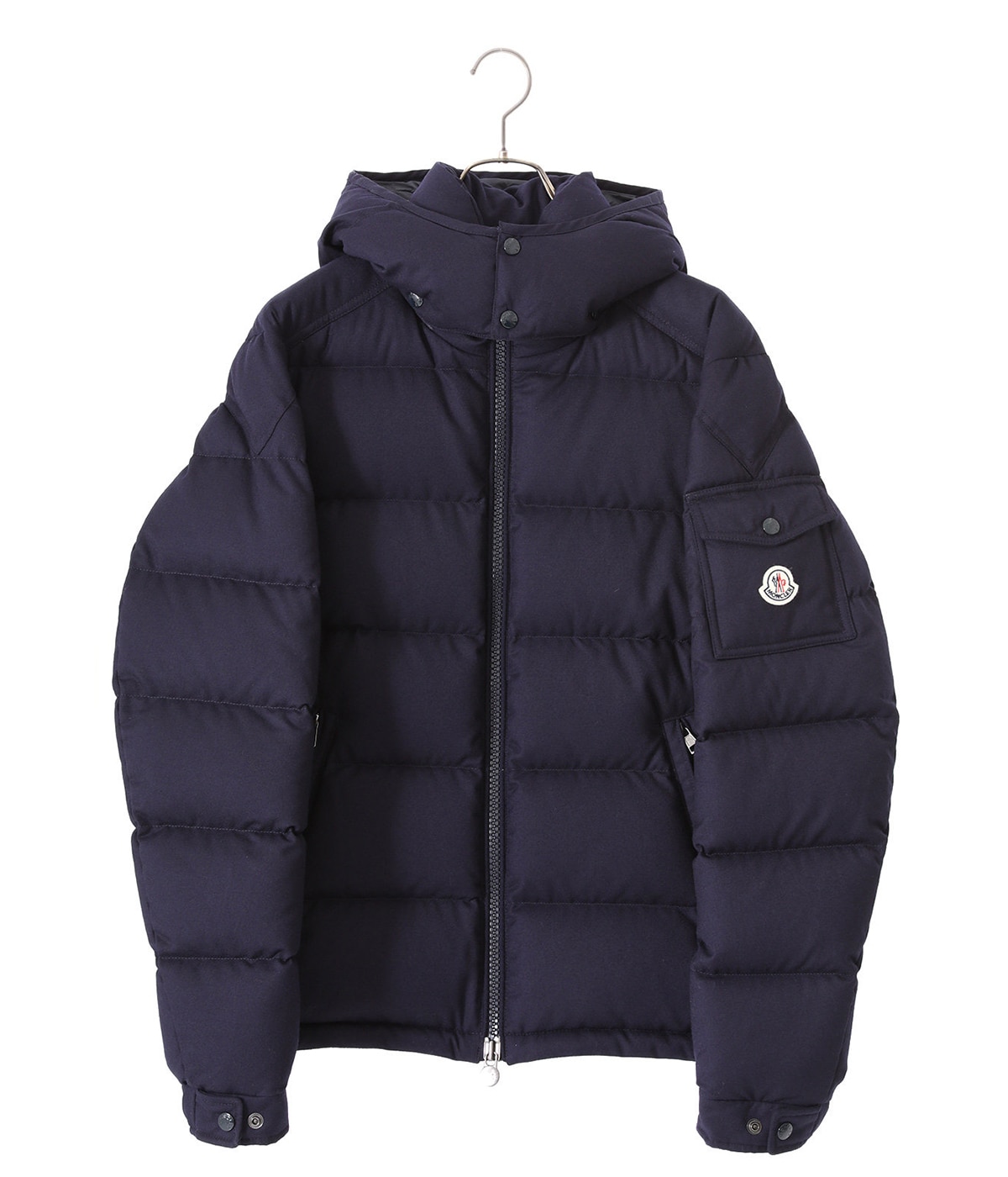 美品 サイズ2 MONCLER モンクレール モンジュネーブル ネイビー モンクレール MONTGENEVRE モンジュネーブル 在庫商品
