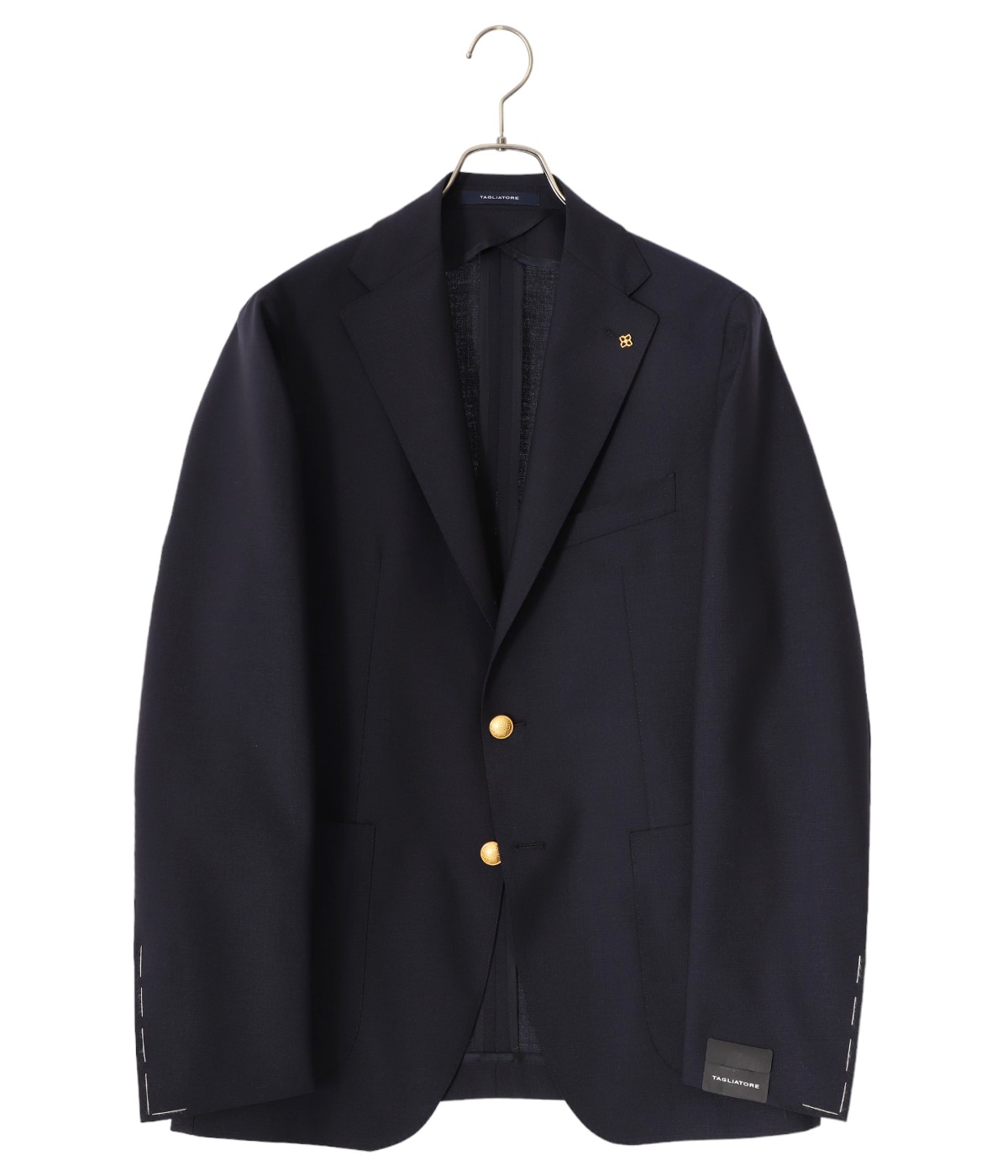 TAGLIATORE タリアトーレ Super100's ブラック 48 BLAZER MONTECARLO VIRGIN WOOL | TAGLIATORE(タリアトーレ