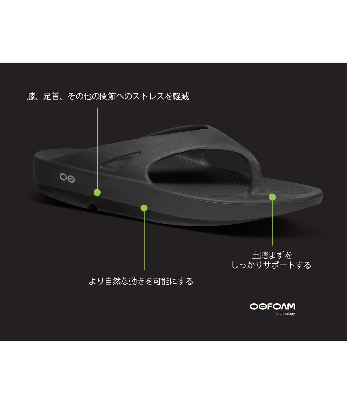 【OOFOS】OOLALA OOMEGA BLACK ウーフォス サンダル Oomega-Black | OOFOS(ウーフォス) / シューズ サンダル (メンズ