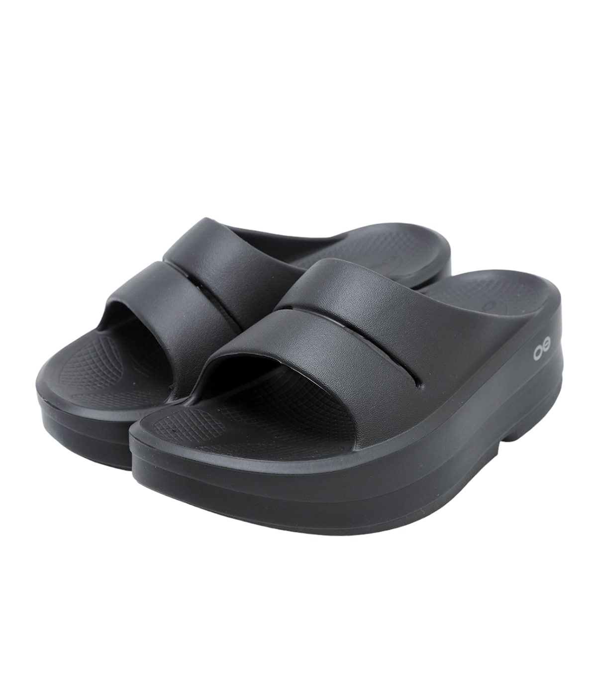 OOMEGA OOAHH BLACK 22cm 厚底 ウーフォス ウーアー OOFOS ウーフォス] OOmega OOahh | ウーメガ ウーアー [BLACK