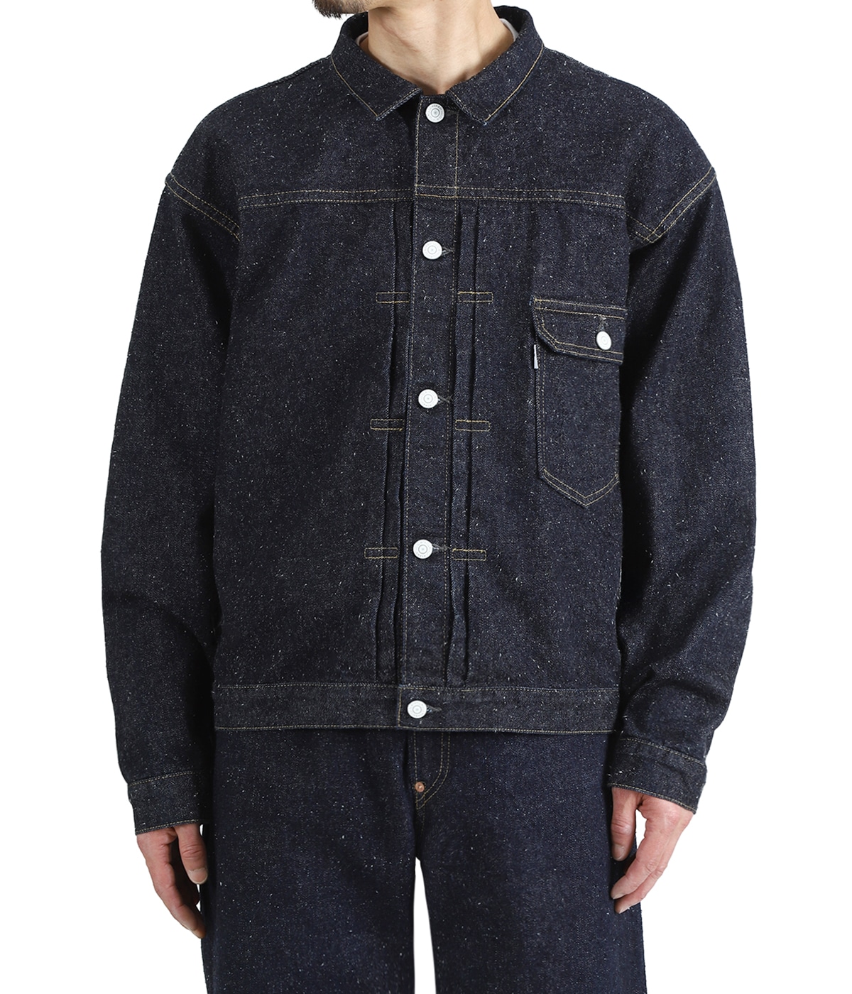 001 T-BACK DENIM JACKET ONE-WASHED | New Manual(ニュー 001 T-BACK DENIM JACKET ONE-WASHED | New Manual(ニュー