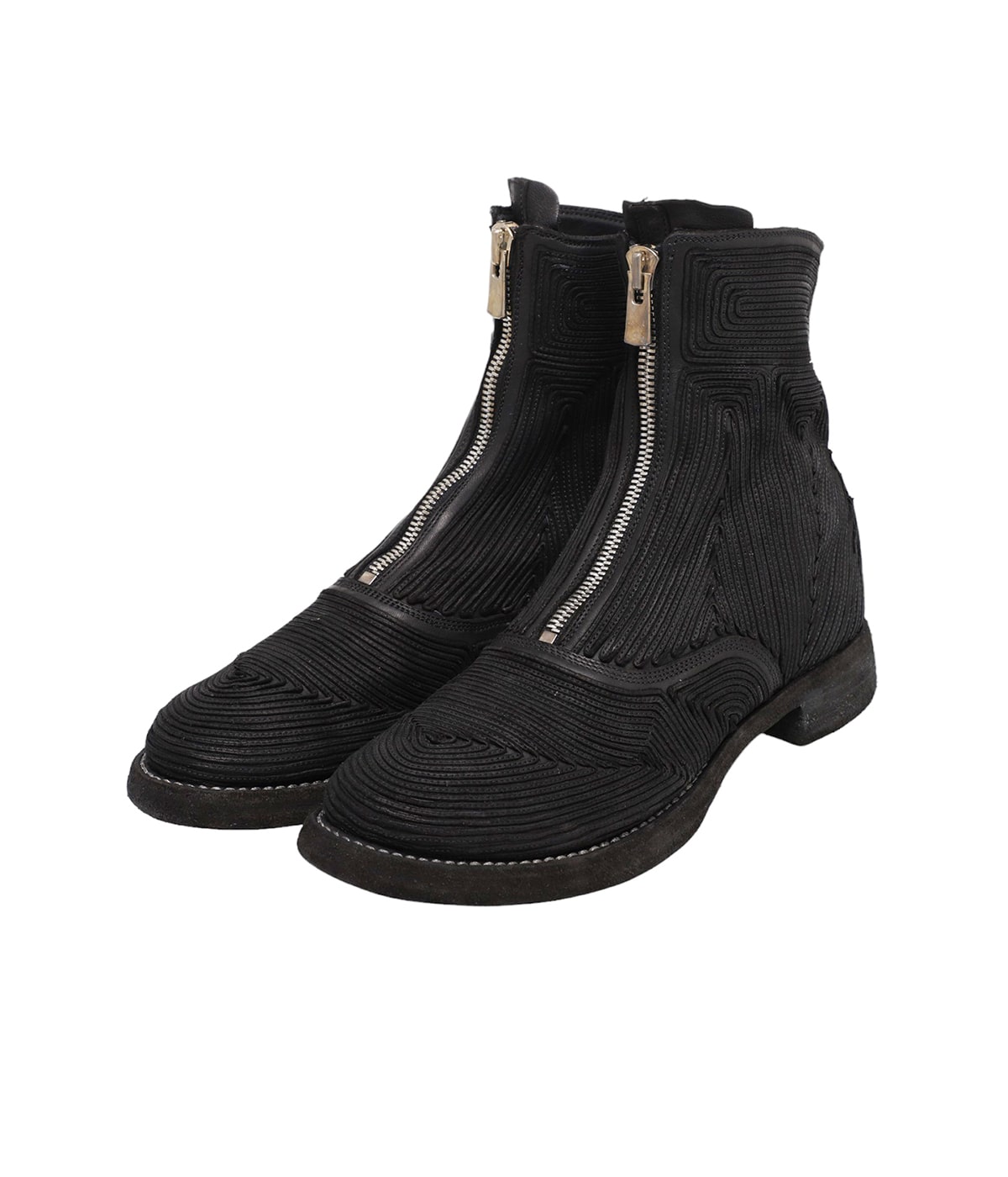FRONT ZIP ARMY BOOT | GUIDI(グイディ) / シューズ レザー