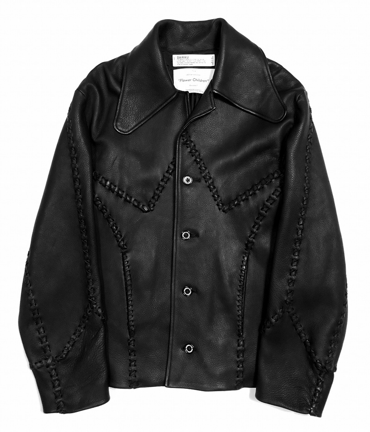 Script japanese 日本製 縫い取り　限定版　レザージャケット 珍品 Retro Grade (レトログレード)TOKYO RIDER'S JACKET SINGLE[793