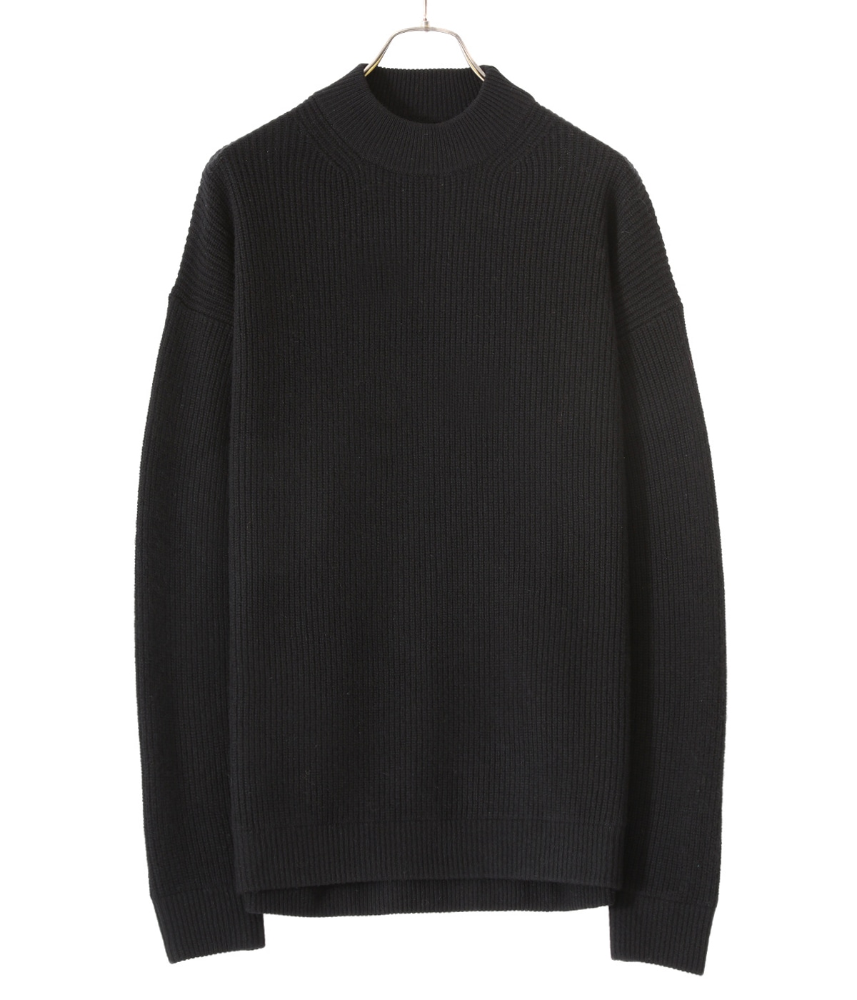 クレプスキュール crepuscule カーディガン 長袖 ブラック1 crepuscule (クレプスキュール) Lowgage Crew Neck CD size F