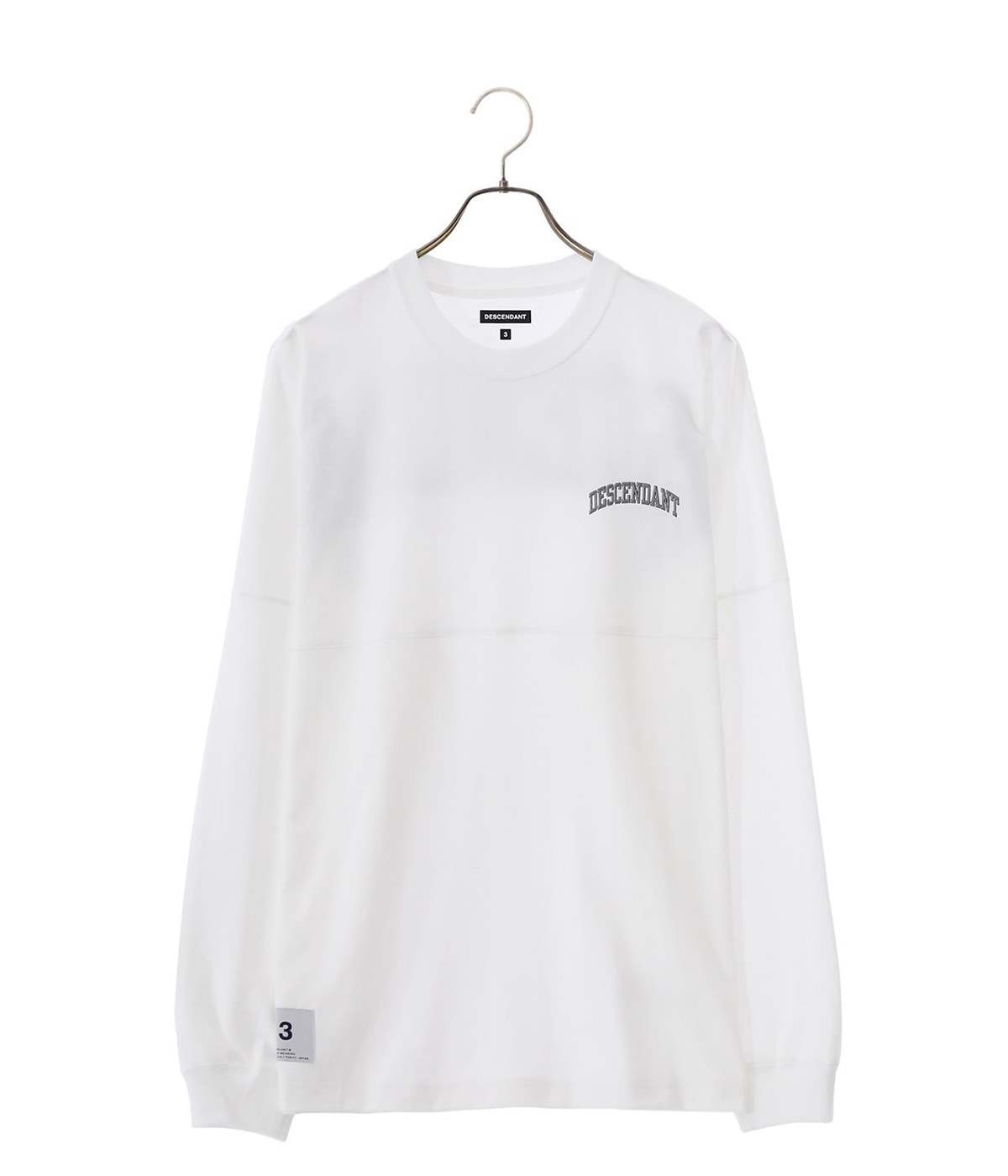 DESCENDANT - CETUS JERSEY LS TEE L相当 DESCENDANT/CETUS JERSEY LS (WHITE)