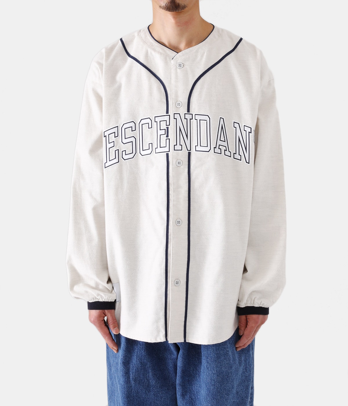 descendant BLEEK BASEBALL ベースボールシャツ XL BLEEK BASEBALL LS SHIRT | DESCENDANT(ディセンダント
