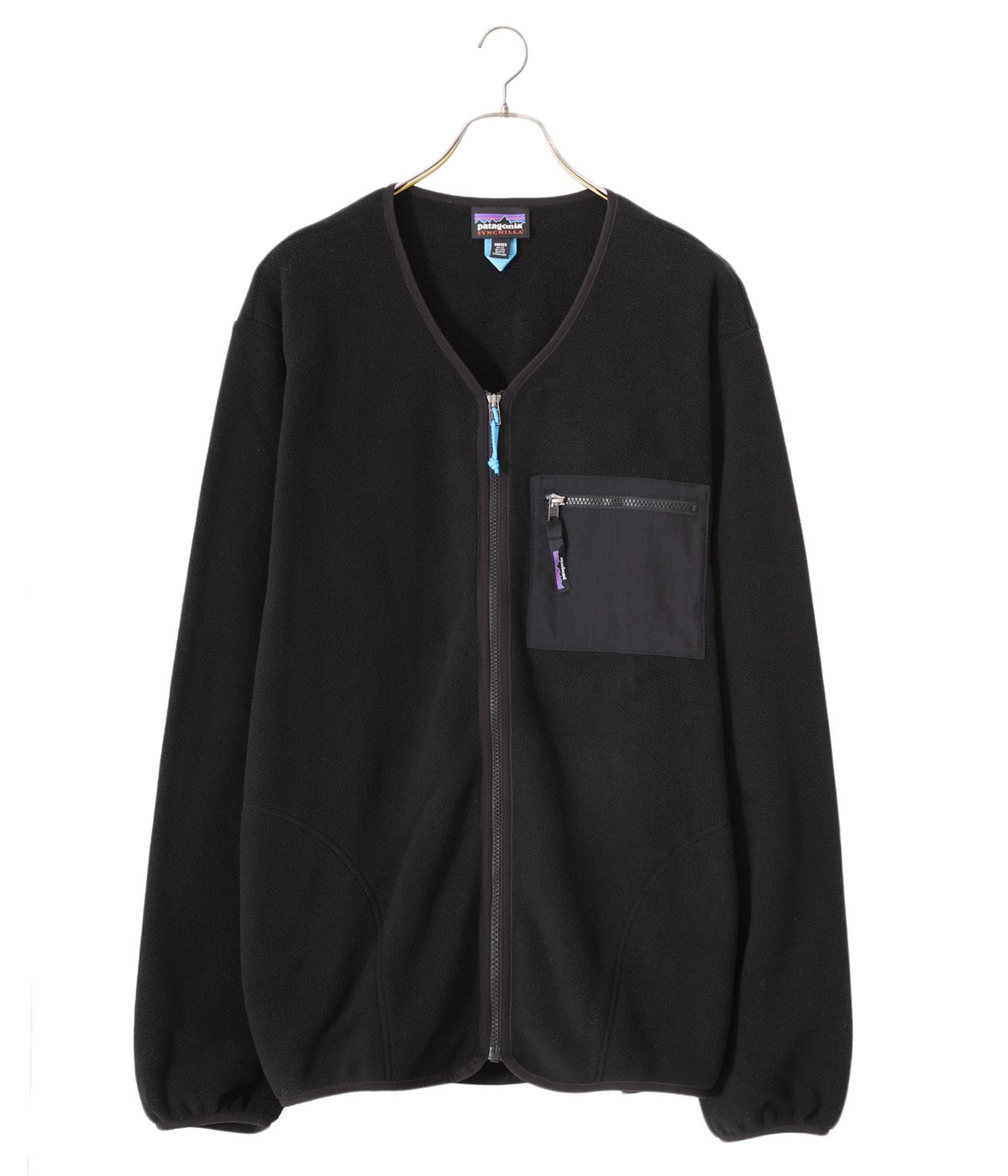 【新品】大人気！パタゴニア　シンチラ　カーディガン　アウター　ブラック　ロゴ Synch Cardigan -BLK- | patagonia(パタゴニア) / アウター
