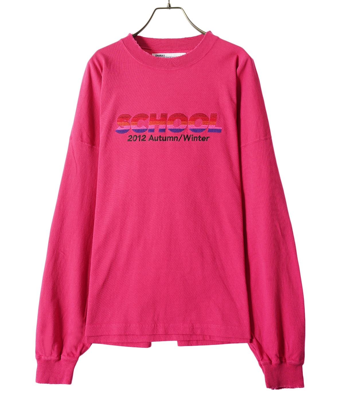 ダイリク　22aw school DAIRIKU School 長袖カットソー ダイリク 22aw school DAIRIKU School 長袖カットソー