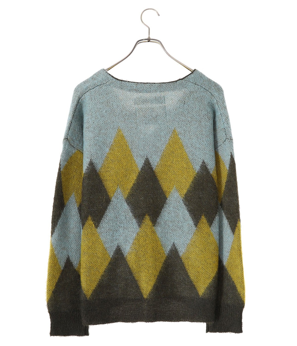 トップス DAIRIKU 22AW Argyle Mohair Knit Cardigan Argyle Mohair Knit Cardigan (22AW K-2) | DAIRIKU / Tops (MEN