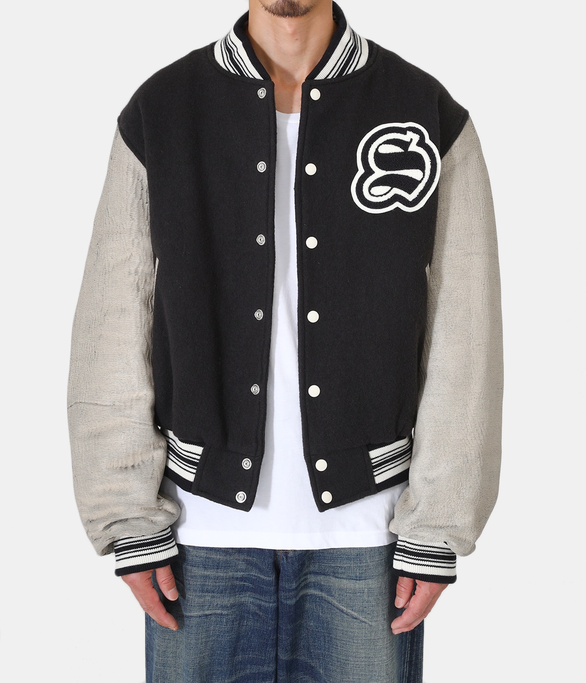 ジャケット・アウター SUGARHILL GILL LEATHER STADIUM JACKET 2 GILL LEATHER STADIUM JACKET | SUGARHILL(シュガーヒル