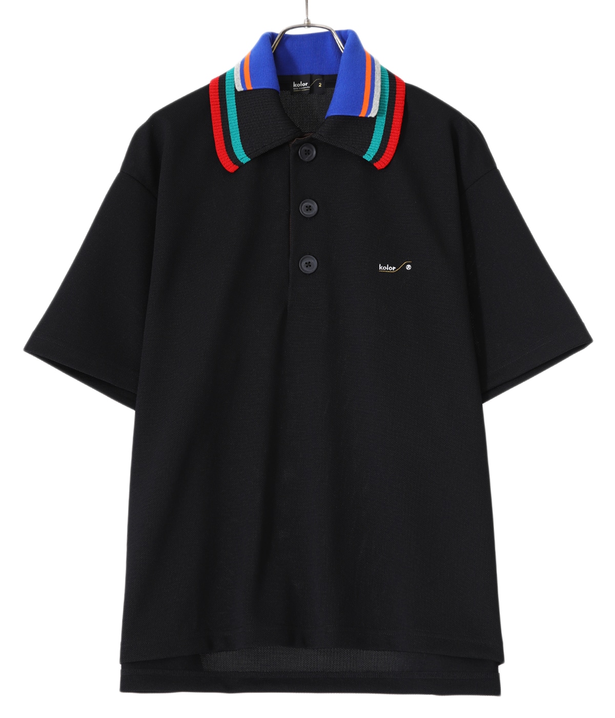 kolor ポロシャツ T00236 サイズ2 黒 kolor 22SS COLLECTION - 2nd delivery - / スタッフブログ