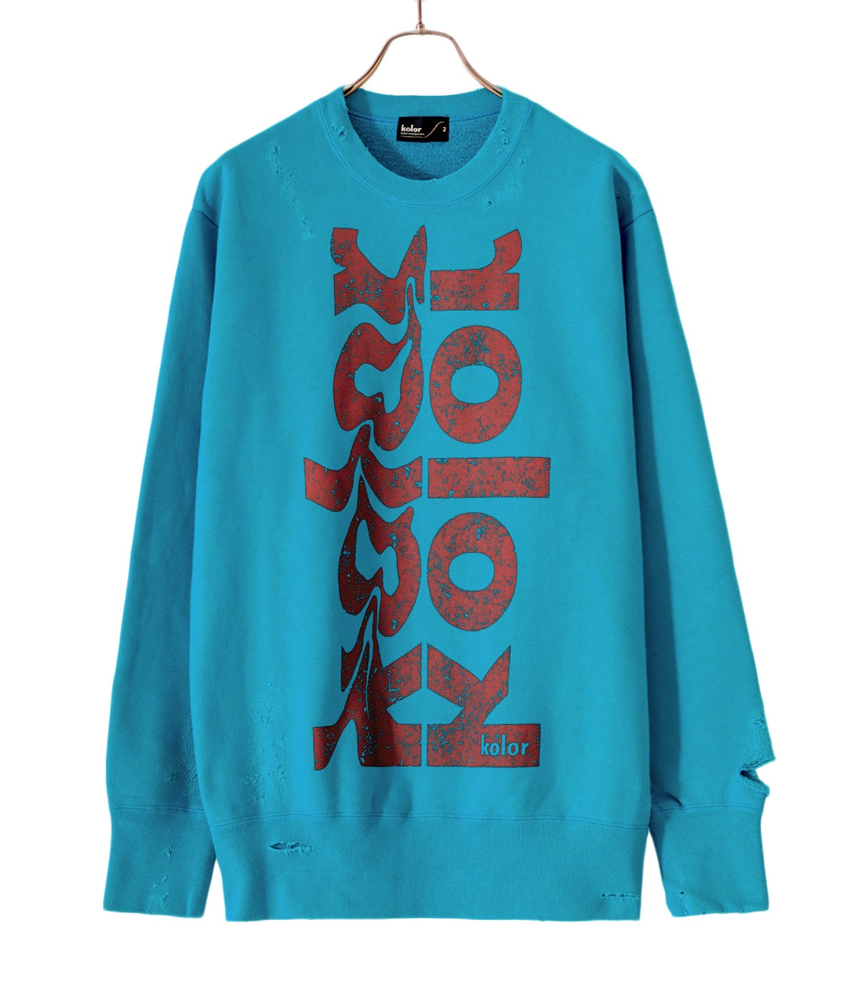 kolor スウェット グリーン サイズ2（M相当） kolor スウェット グリーン サイズ2（M相当） 中古・古着通販