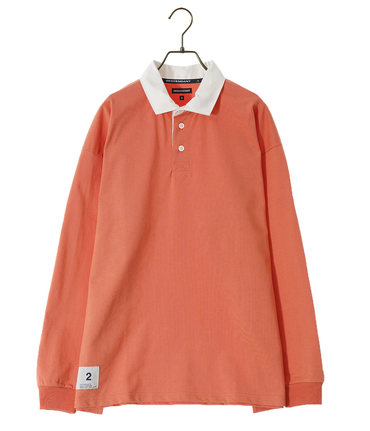 DESCENDANT - CROUCH POLO LS ホワイト 3 CROUCH POLO LS | DESCENDANT(ディセンダント) / トップス