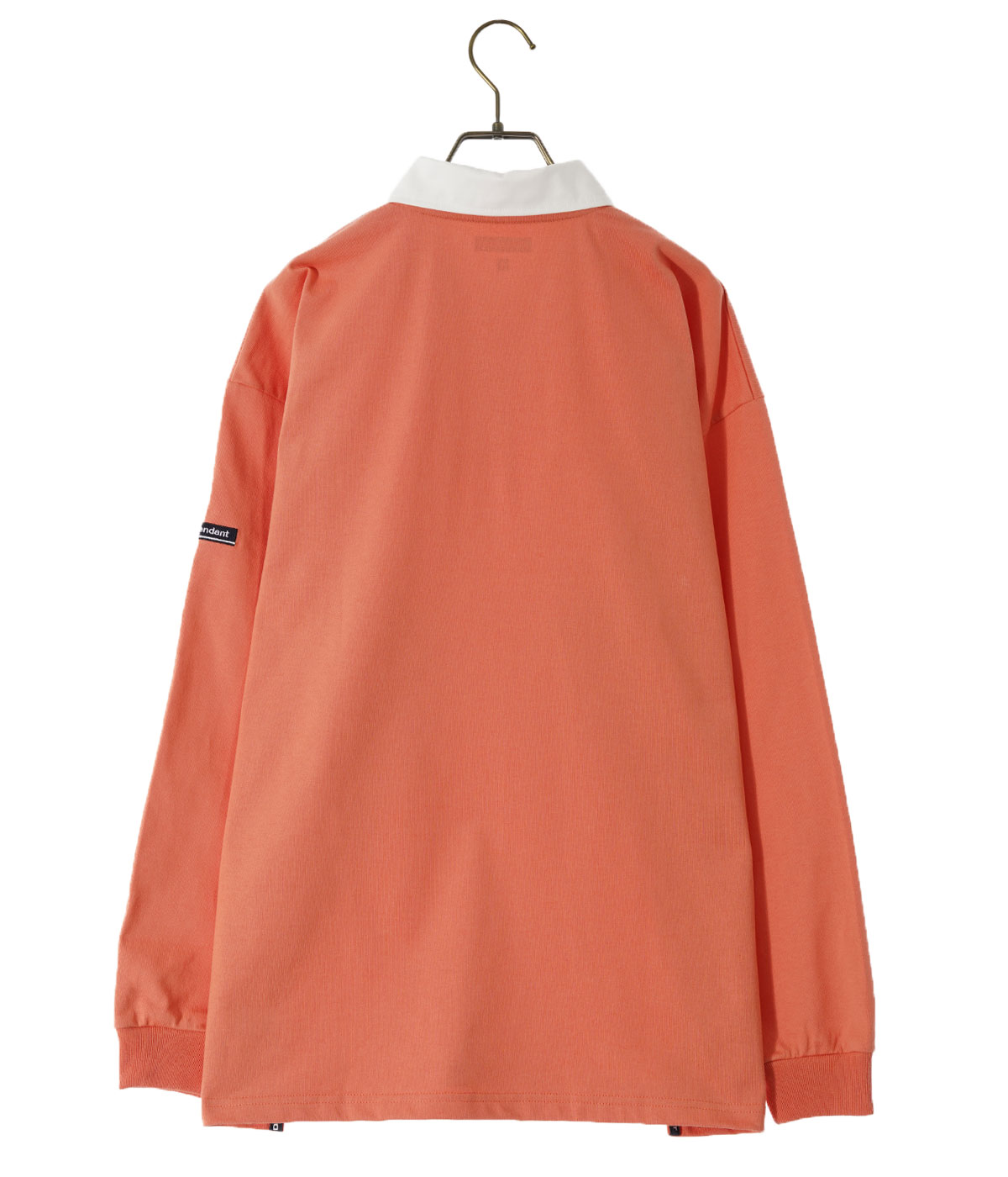descendantオレンジ コットン ポロシャツ サイズ2 CROUCH POLO LS | DESCENDANT(ディセンダント) / トップス