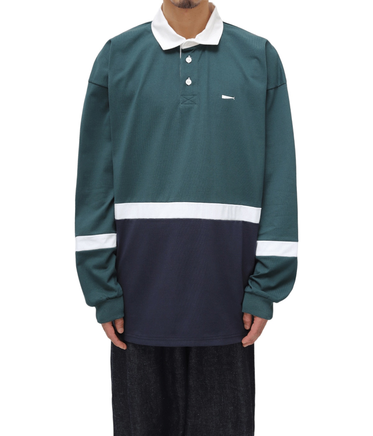 DESCENDANT PUBA POLO LS ラガーシャツ サイズM オレンジ DESCENDANT PUBA POLO LS ラガーシャツ サイズM オレンジ - メルカリ