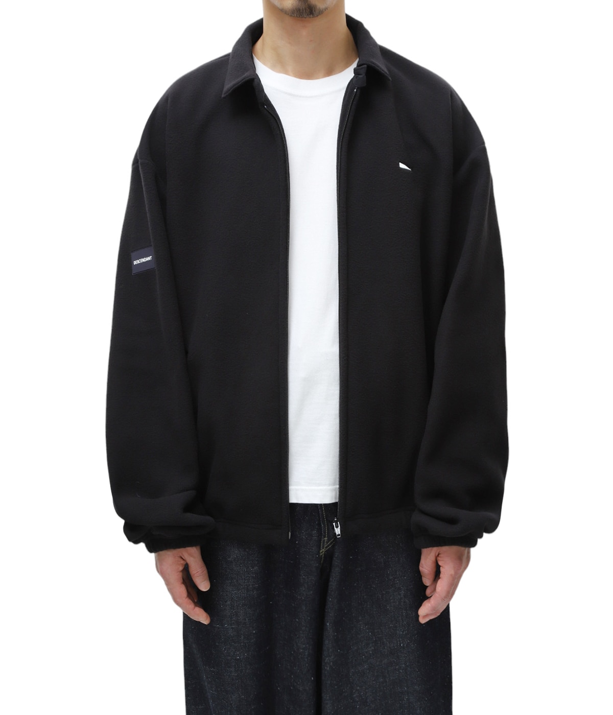 DESCENDANT 232ATDS-JKM02 フリース ボア L MANCHOT FLEECE JACKET - BLACK (232ATDS-JKM02) | セレクト