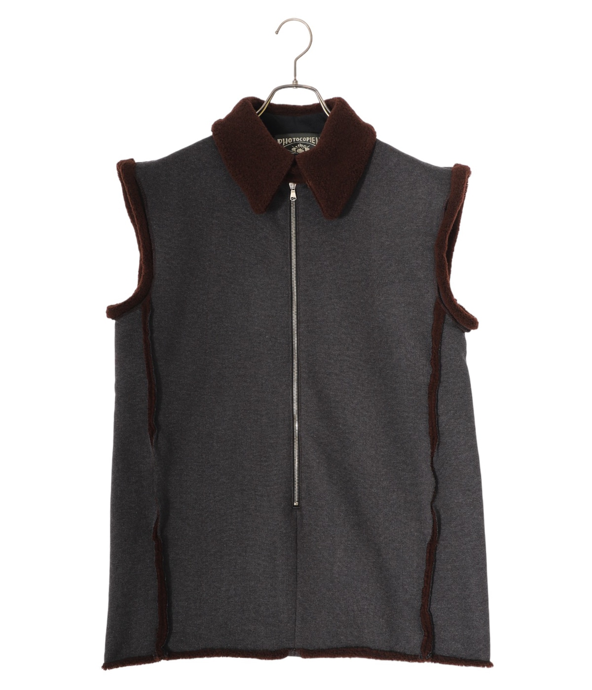 トップス chieko+ round-back zip vest 38 Kallen Vest – Cinq à Sept