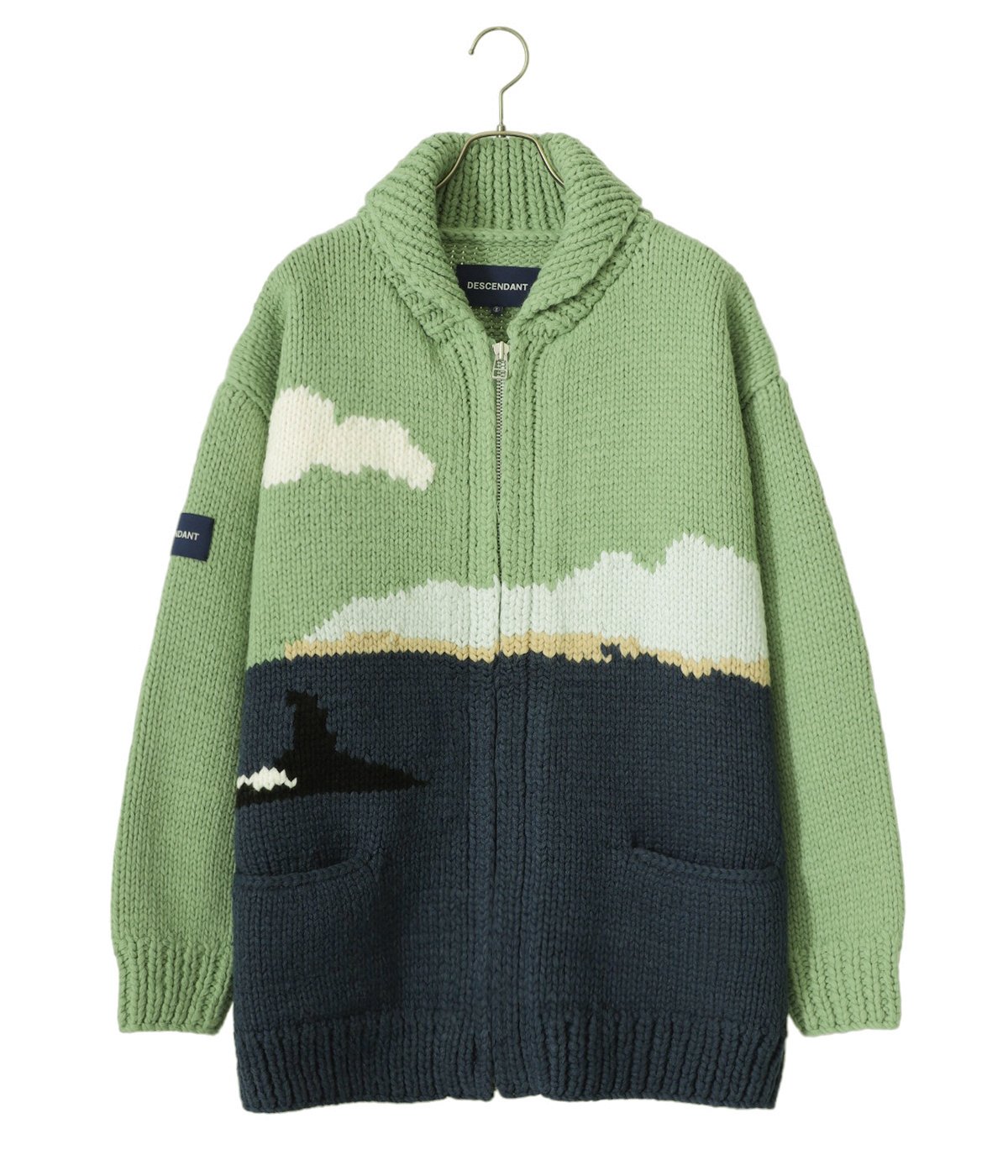 SUNKEN COWICHAN SWEATER | DESCENDANT(ディセンダント