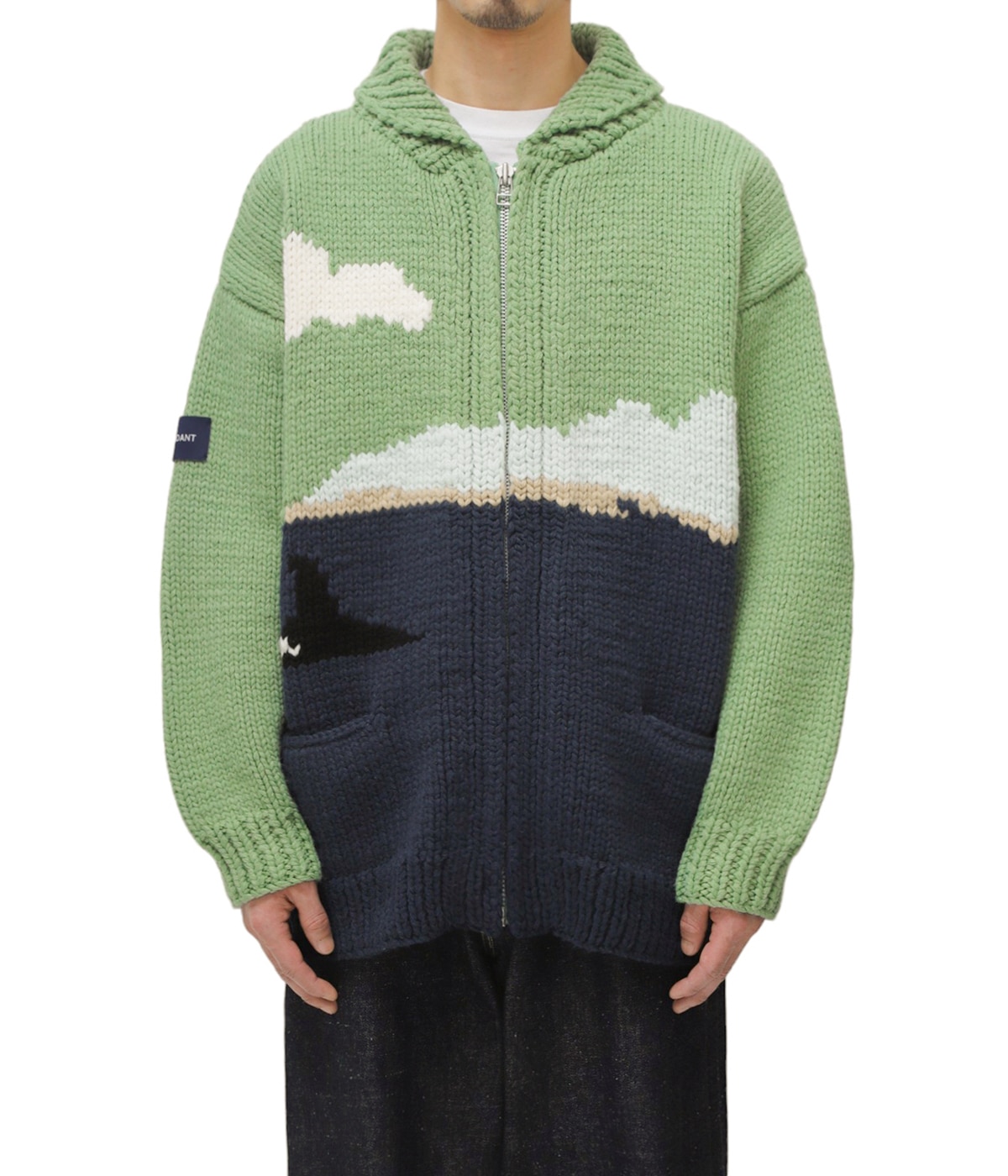 DESCENDANT ディセンダント　グレー　カーディガン　サイズ3 WTAPS DESCENDANT 2023AW Additionals Collection が2024年 2/8 発売