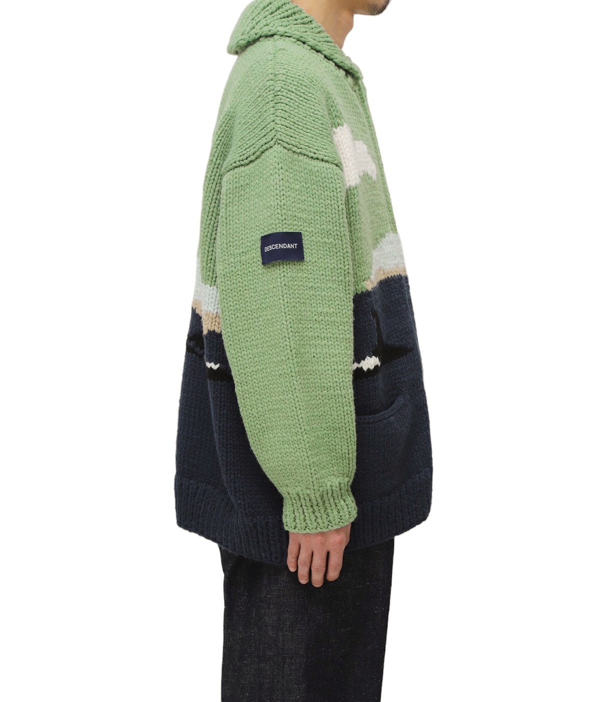 SUNKEN COWICHAN SWEATER | DESCENDANT(ディセンダント